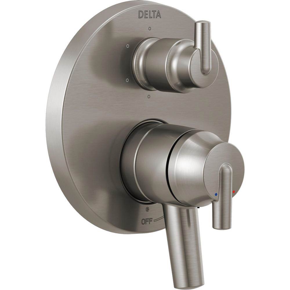 Bathworks ShowroomsDelta CanadaTrinsic® Contemporary Two Handle Monitor® 17 Series Valve Trim with 6-Setting Integrated Diverter