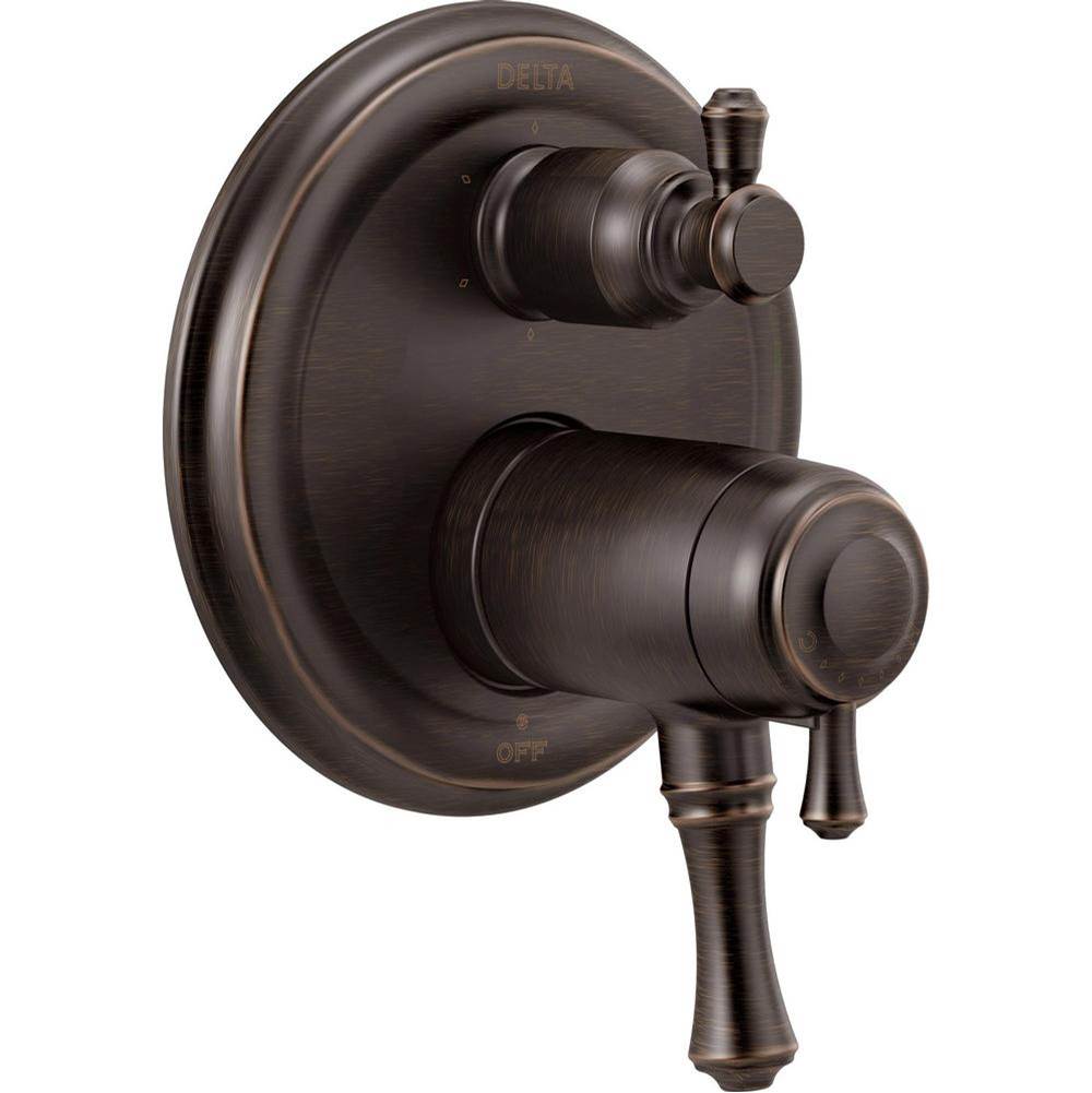 Delta Canada Cassidy™ Traditional 2-Handle TempAssure® 17T Series Valve Trim with 6-Setting Integrated Diverter
