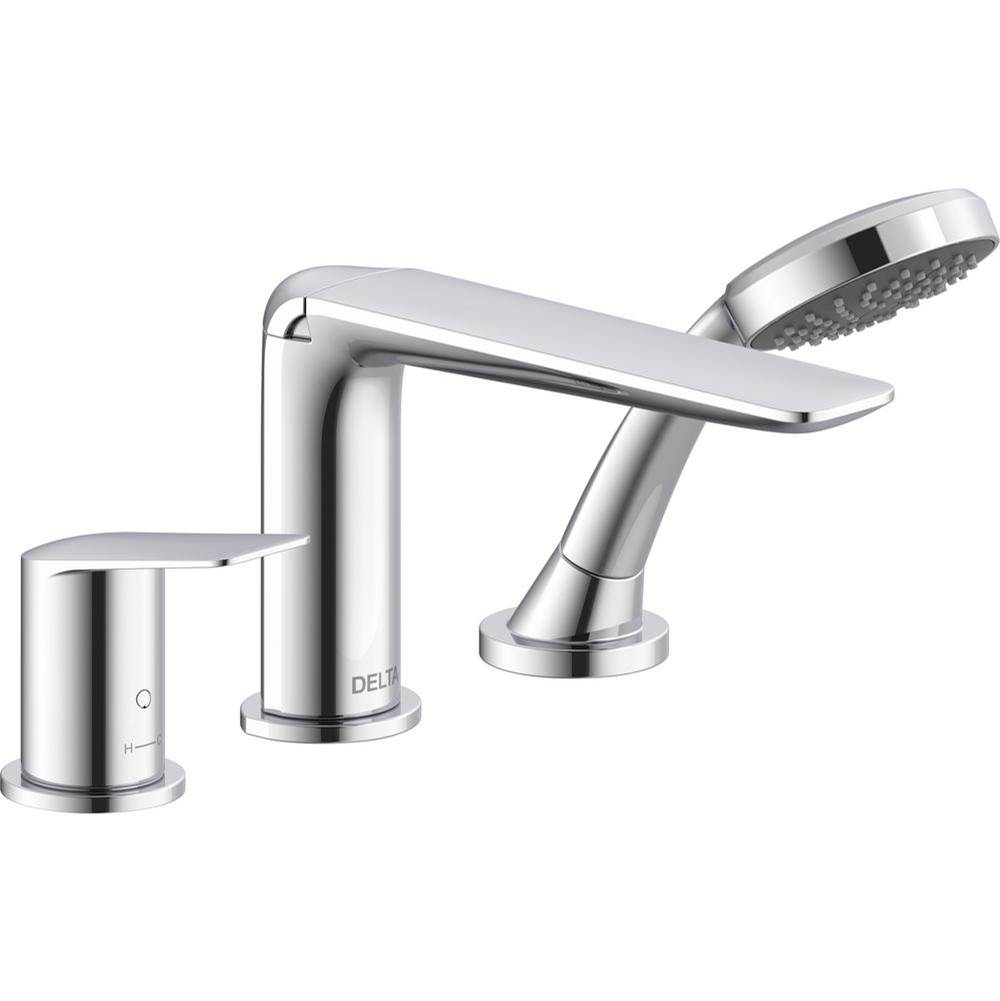 Delta Canada Deck Mount Roman Tub Faucets With Hand Showers item T3771