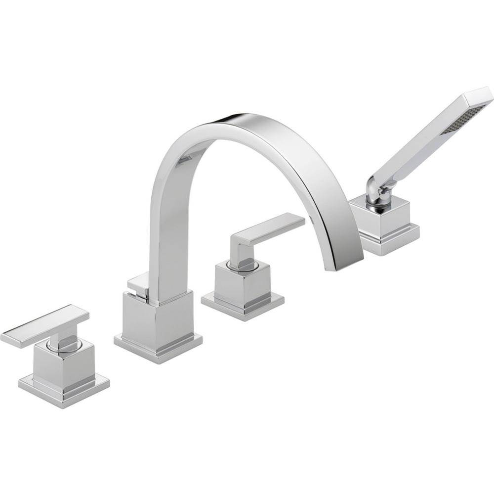Delta Canada Deck Mount Roman Tub Faucets With Hand Showers item T4753