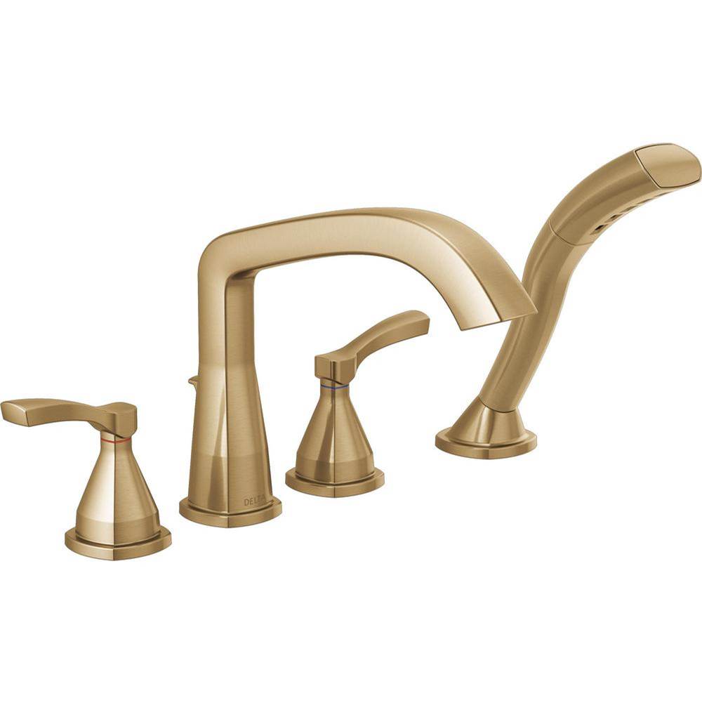 Delta Canada Deck Mount Roman Tub Faucets With Hand Showers item T4776-CZ