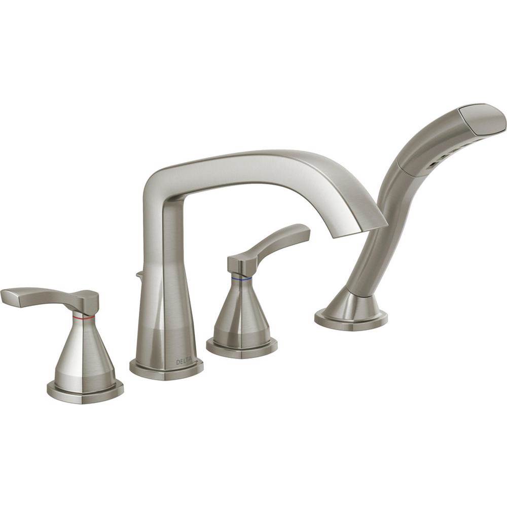 Delta Canada Deck Mount Roman Tub Faucets With Hand Showers item T4776-SS