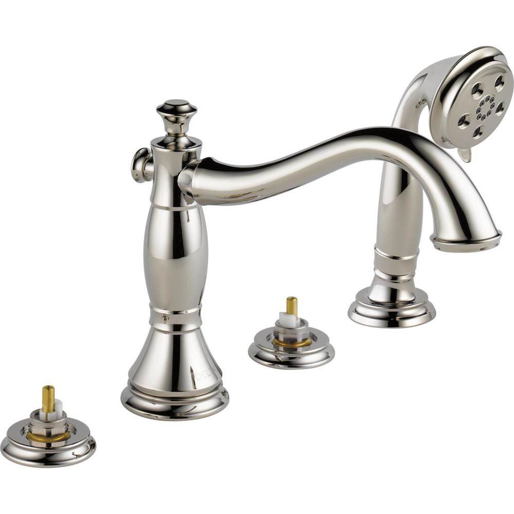 Delta Canada Deck Mount Roman Tub Faucets With Hand Showers item T4797-PNLHP