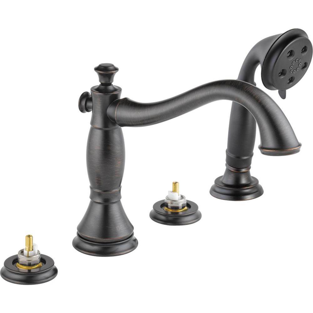 Delta Canada Deck Mount Roman Tub Faucets With Hand Showers item T4797-RBLHP