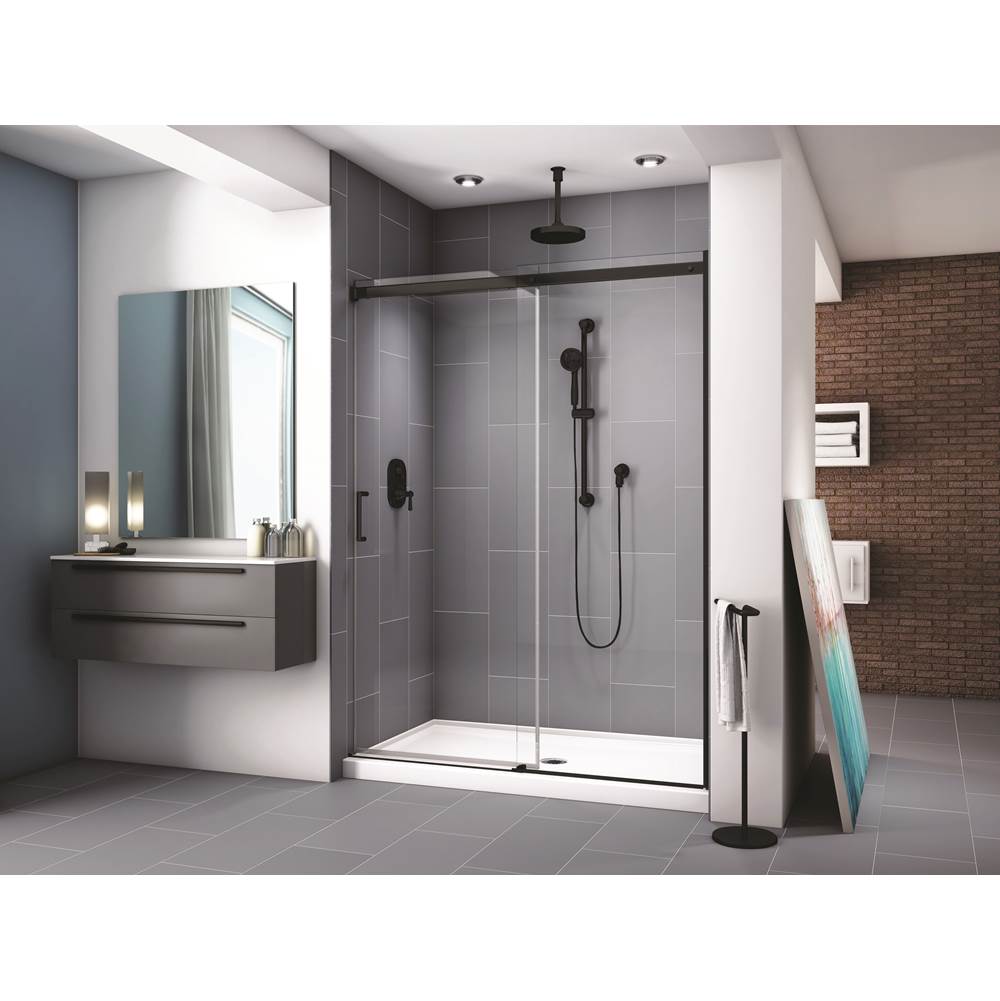 Bathworks ShowroomsFleurco CanadaAPOLLO INLINE/60/MATTE BLK/CLR