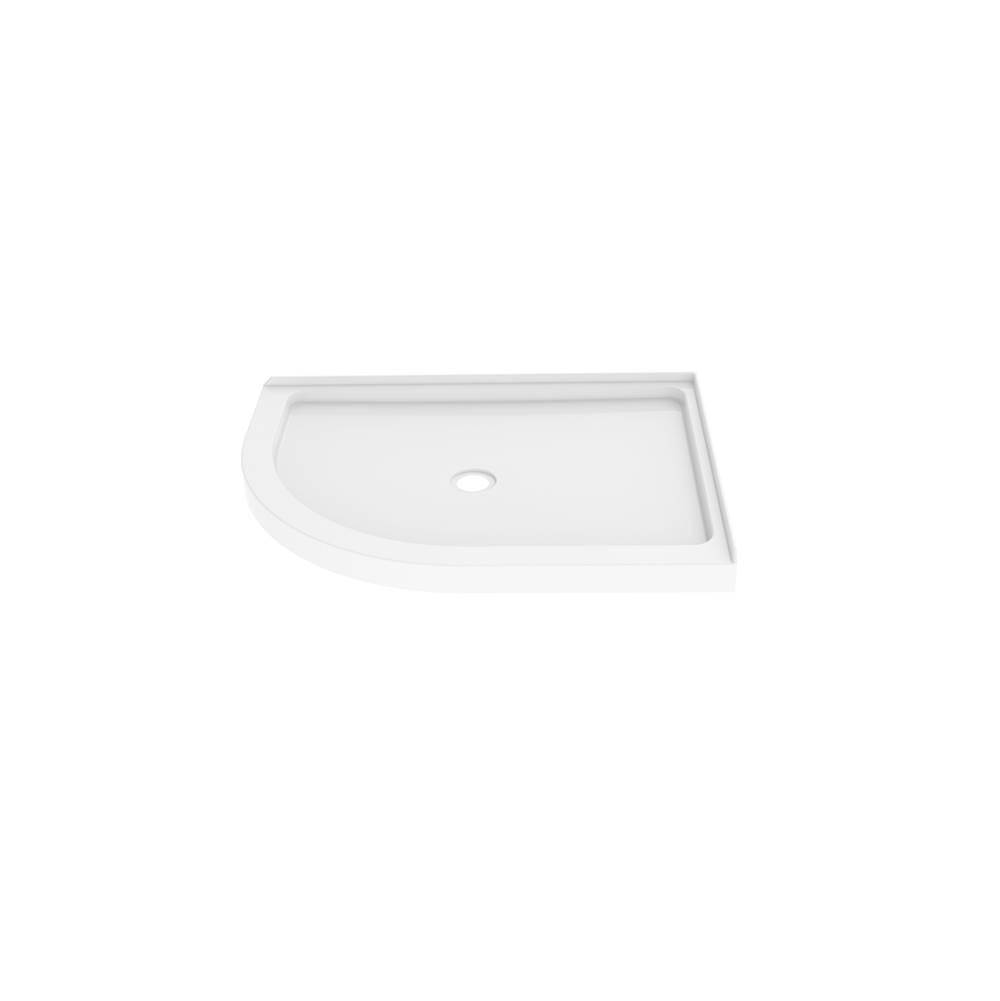 Bathworks ShowroomsFleurco CanadaHALF-ROUND BASE/3648/WHITE/RIGHT