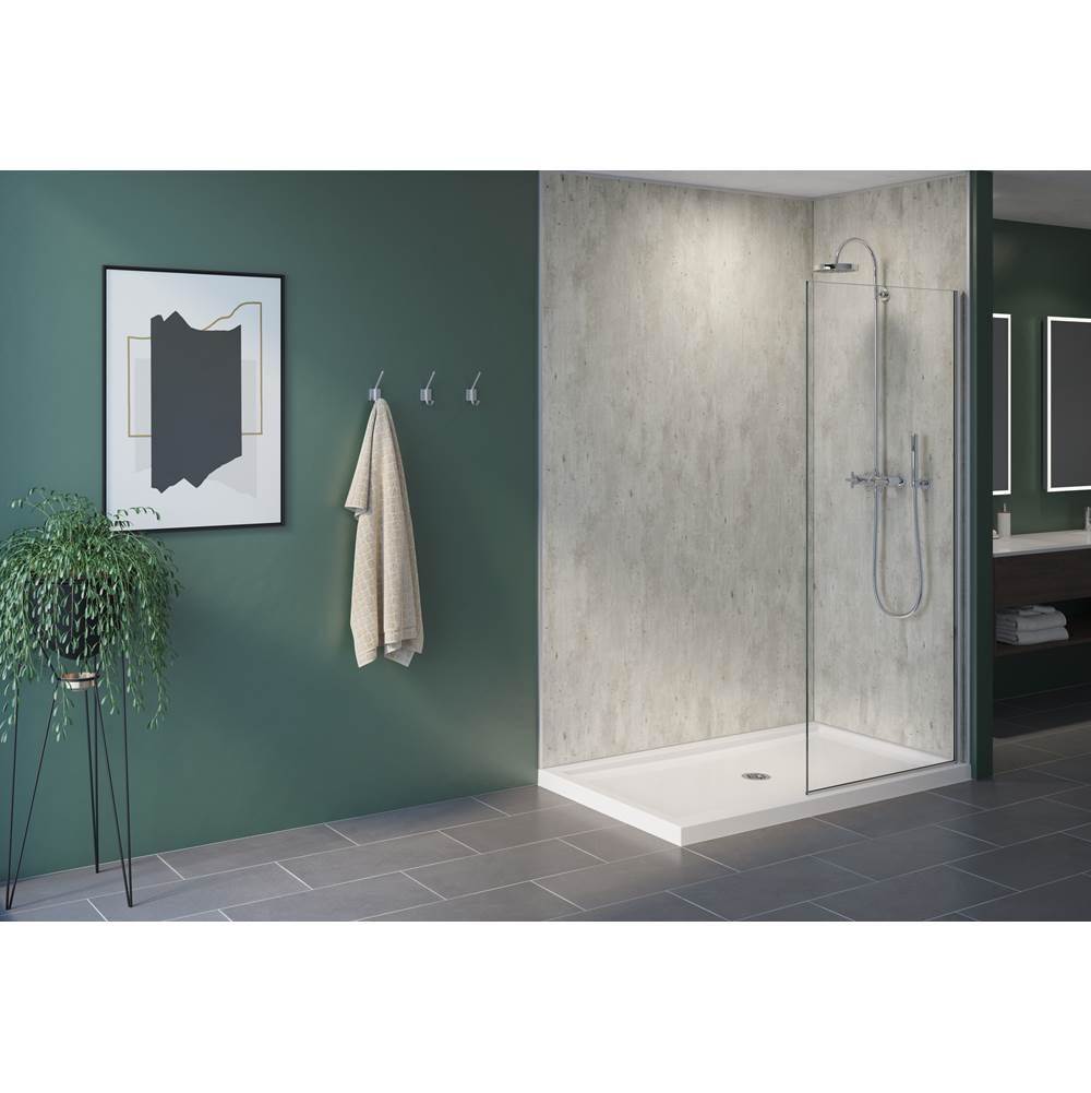 Fleurco Canada FIBO 2 SIDED WALL PANEL KIT 72X38,CRACKED CEMENT