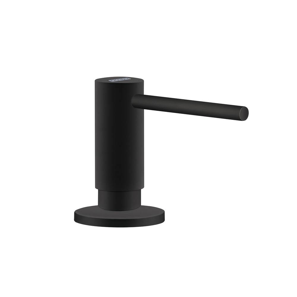 Bathworks ShowroomsFranke Residential CanadaACT-SD-MBK Single Hole Top Refill Soap Dispenser in Matte Black.