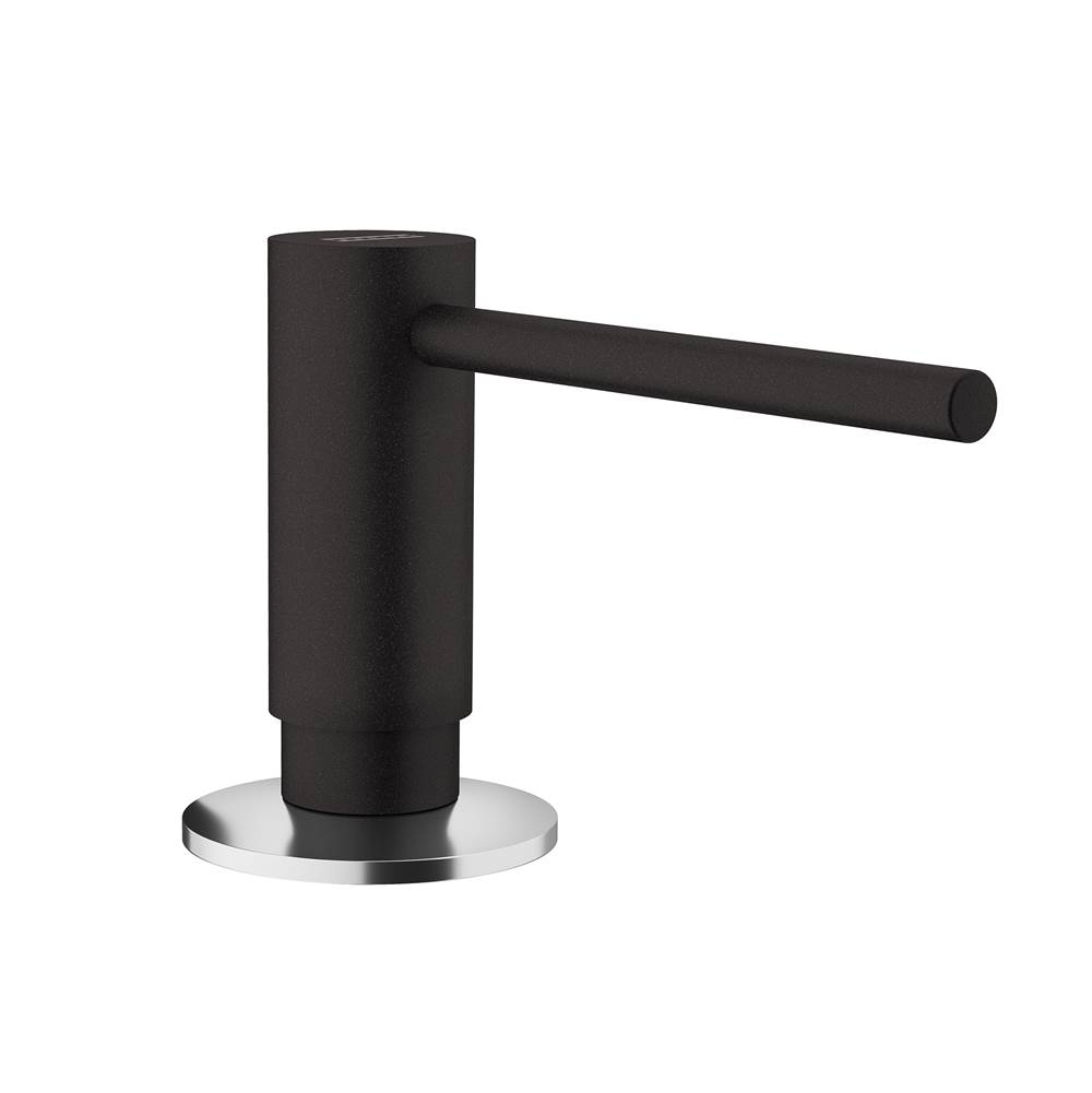 Bathworks ShowroomsFranke Residential CanadaACT-SD-ONY Single Hole Top Refill Soap Dispenser in Onyx.