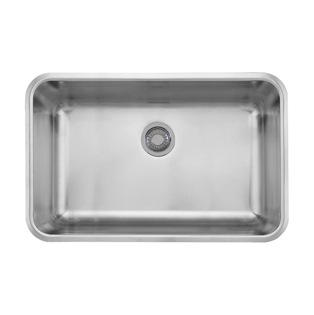 Bathworks ShowroomsFranke Residential CanadaGrande 30.12-in. x 19.1-in. 18 Gauge Stainless Steel Undermount Single Bowl Kitchen Sink - GDX11028-CA