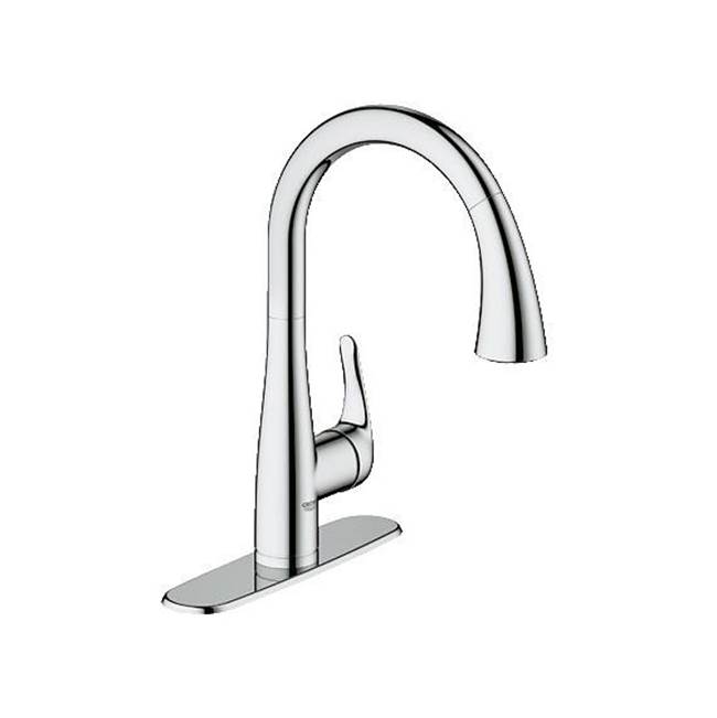 Bathworks ShowroomsGrohe CanadaElberon OHM sink pull-out spray, US