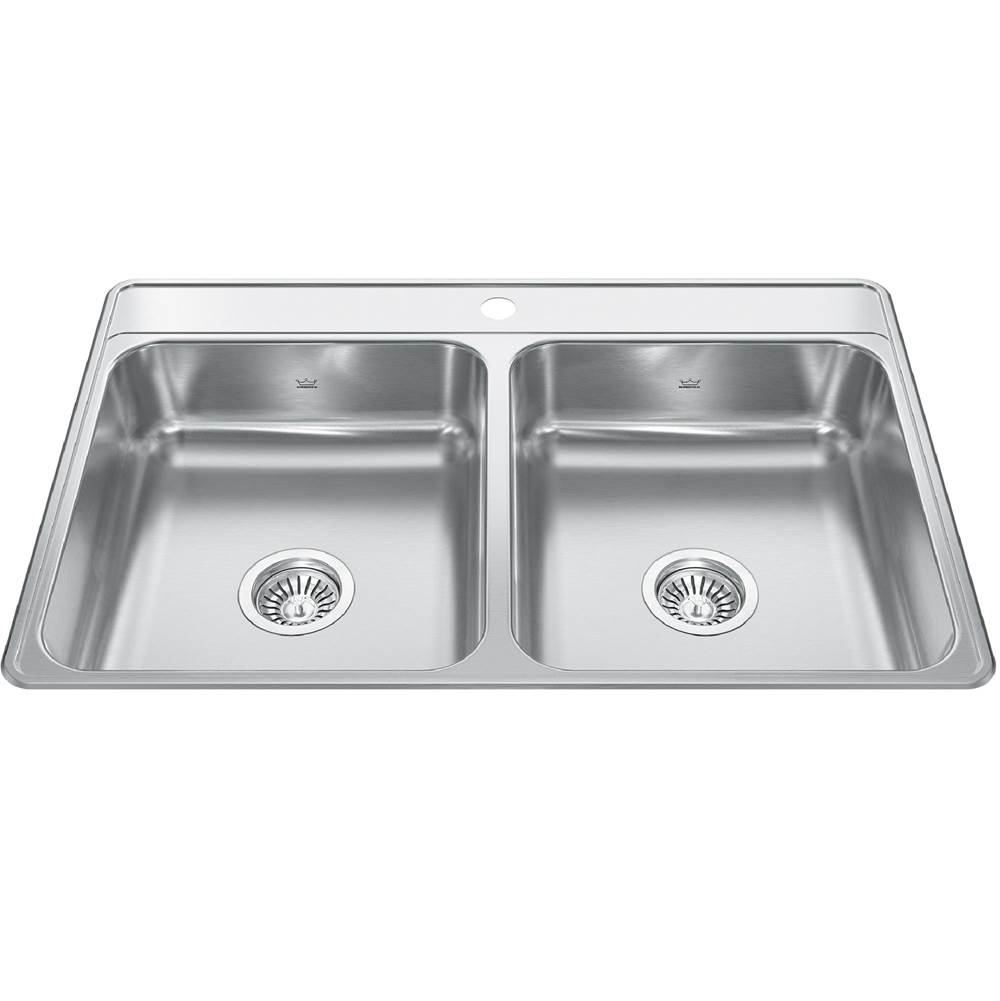 Kindred Canada Drop In Kitchen Sinks item CDLA3322-6-1