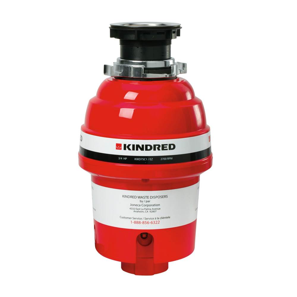 Bathworks ShowroomsKindred CanadaWaste Disposer Cont Feed 3/4 Hp
