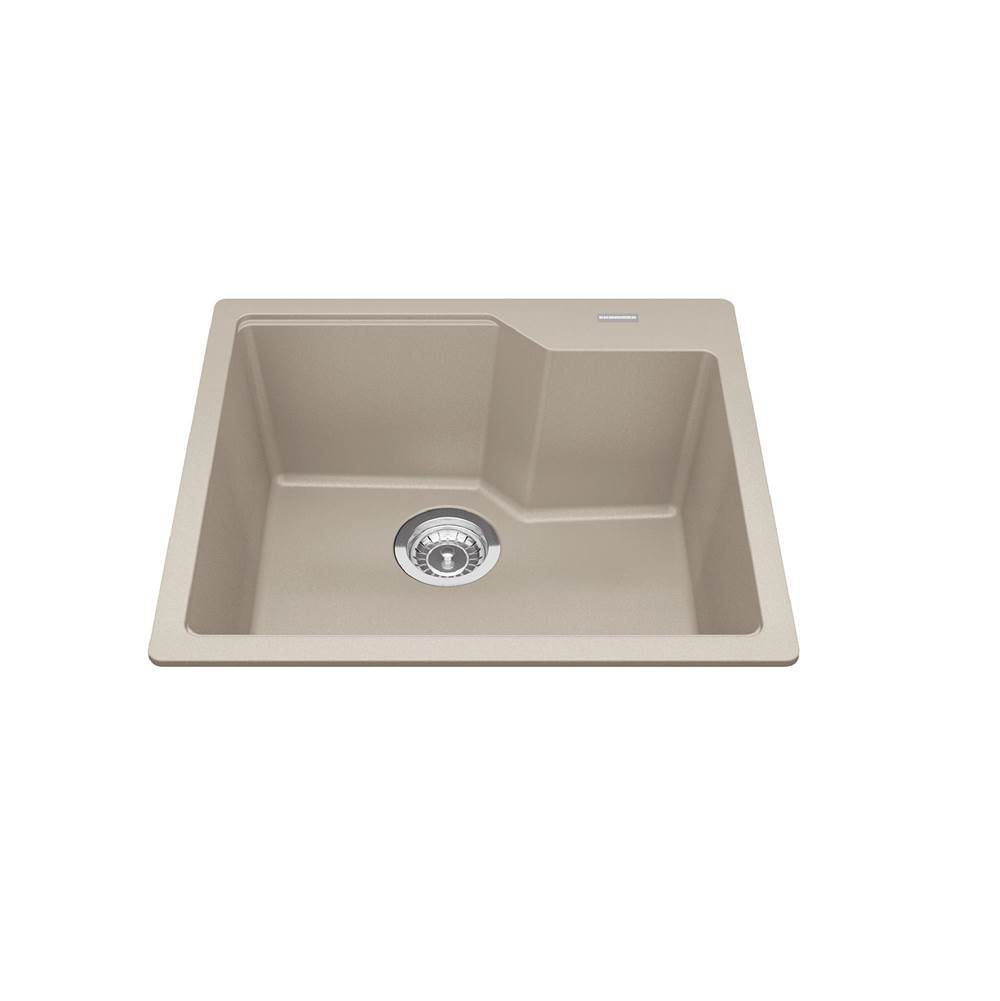 Kindred Canada Drop In Single Bowl Sink Kitchen Sinks item MGSM2022-9CHA