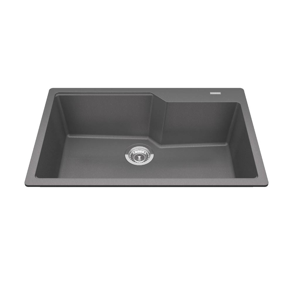Kindred Canada Drop In Single Bowl Sink Kitchen Sinks item MGSM2031-9SG