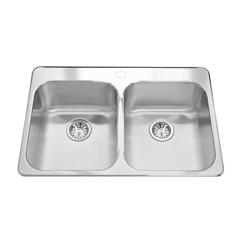 Kindred Canada Drop In Kitchen Sinks item QDL2031/8/1