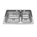 Kindred Canada - RCL2027R/3 - Drop In Kitchen Sinks