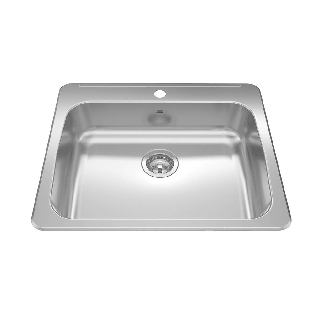 Kindred Canada Drop In Single Bowl Sink Kitchen Sinks item RSLA2522-55-1