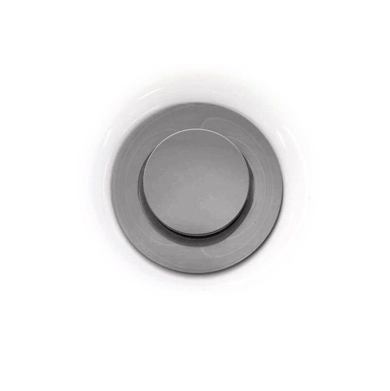 Bathworks ShowroomsKaliaPush Drain Without Overflow Assembly with 35.5mm Cap Chrome