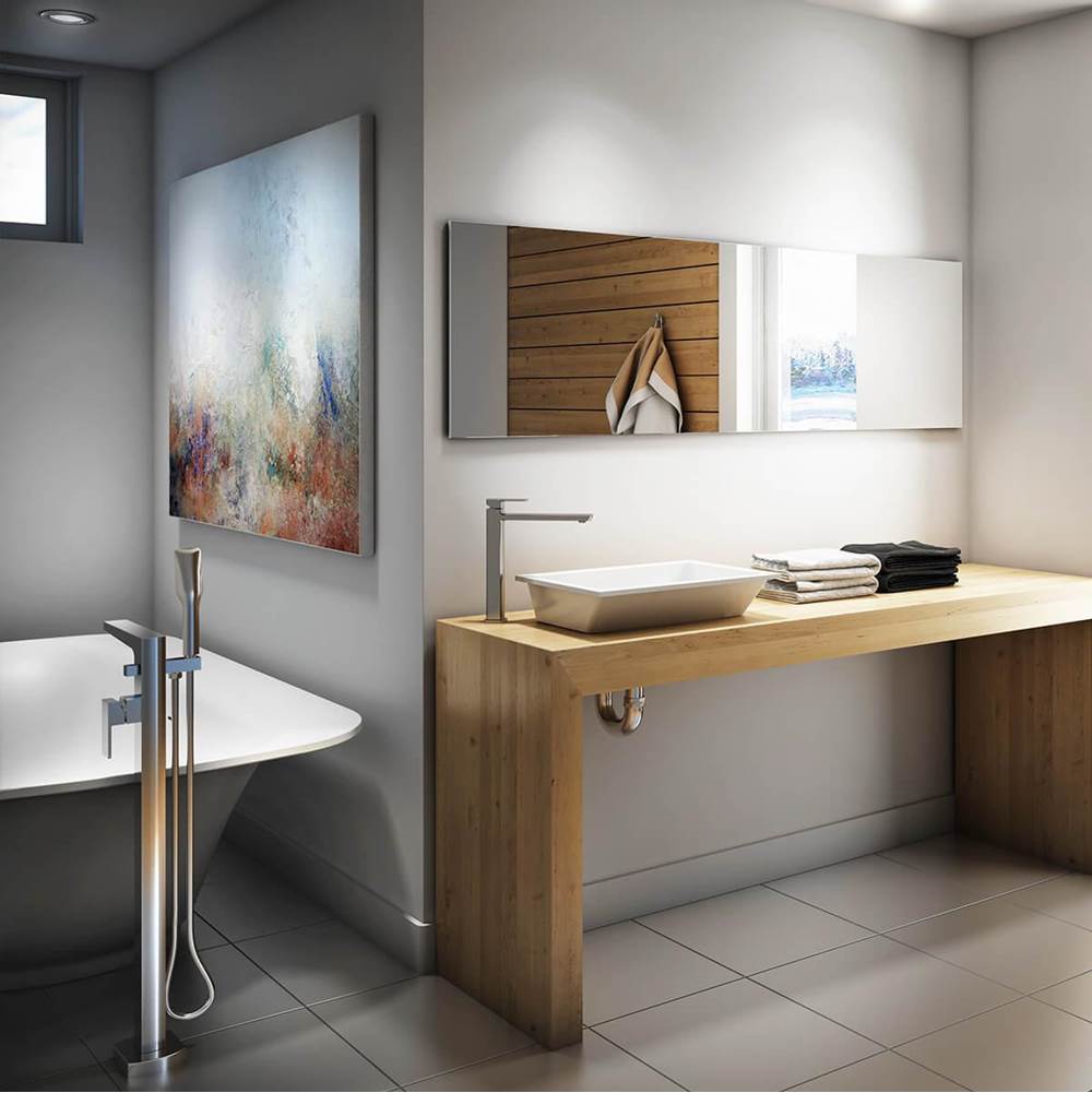 Bathworks ShowroomsKaliaGRAFIK™ Tall Single Hole Lavatory Faucet Chrome