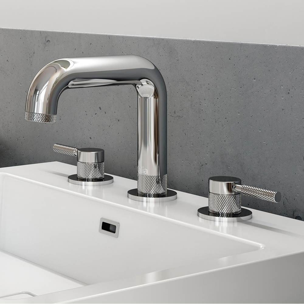 Bathworks ShowroomsKaliaPRECISO™ Widespread Lavatory Faucet With Push Drain With Overflow Chrome