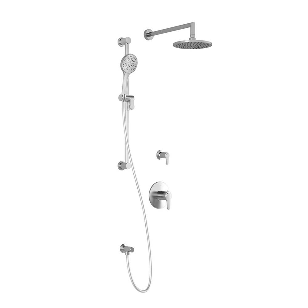 Bathworks ShowroomsKaliaKONTOUR™ T2 AQUATONIK™ T/P Shower System with Wallarm Chrome