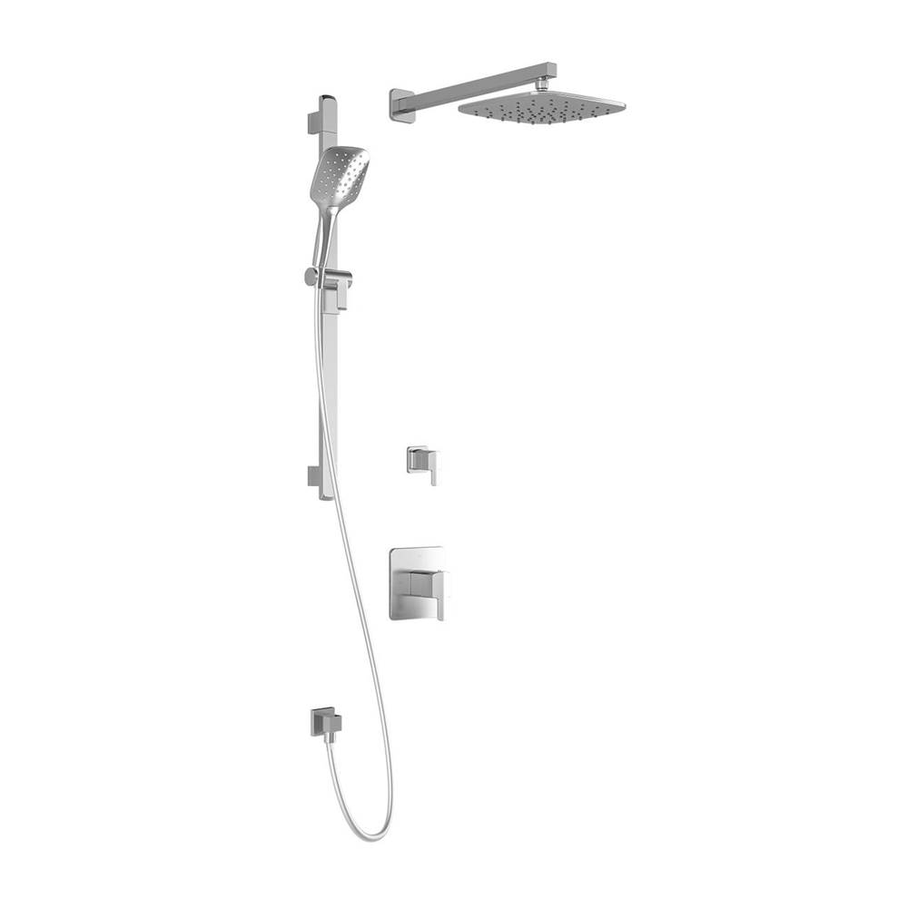 Bathworks ShowroomsKaliaGRAFIK™ TD2 PLUS (Valves Not Included) AQUATONIK™ T/P Shower System with Wallarm Chrome