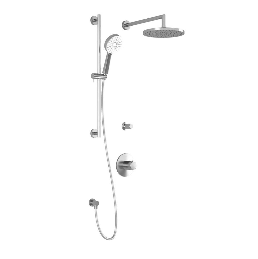 Bathworks ShowroomsKaliaCITE™ TD2 PLUS (Valves Not Included) AQUATONIK™ T/P Shower System with Wallarm Chrome