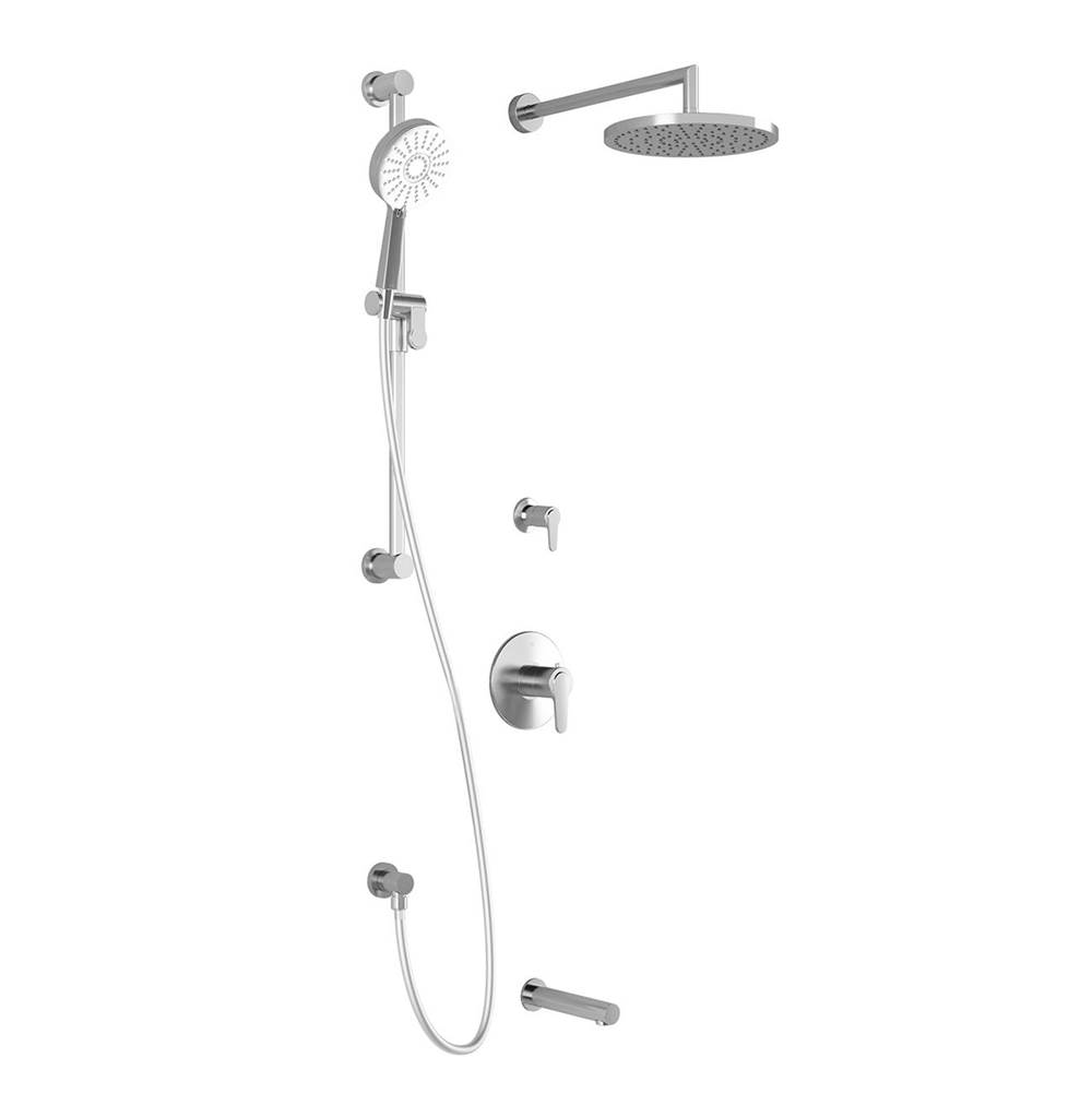 Bathworks ShowroomsKaliaKONTOUR™ TD3 PLUS AQUATONIK™ T/P Shower System with Wallarm Chrome