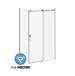 Kalia Canada - DR2048/DR2052-110-005 - Sliding Shower Doors