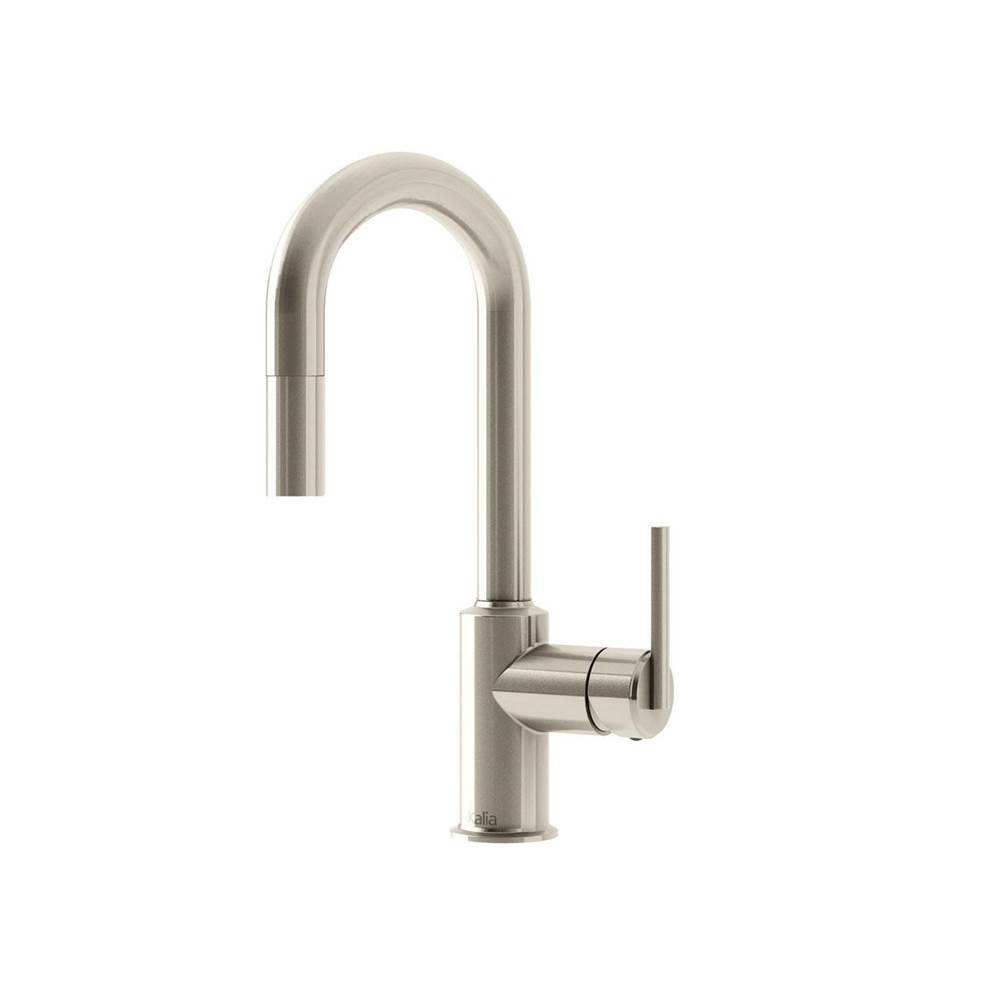 Bathworks ShowroomsKaliaCITE Junior™ Single Handle Kitchen Faucet Pull-Down Dual Spray Stainless PVD