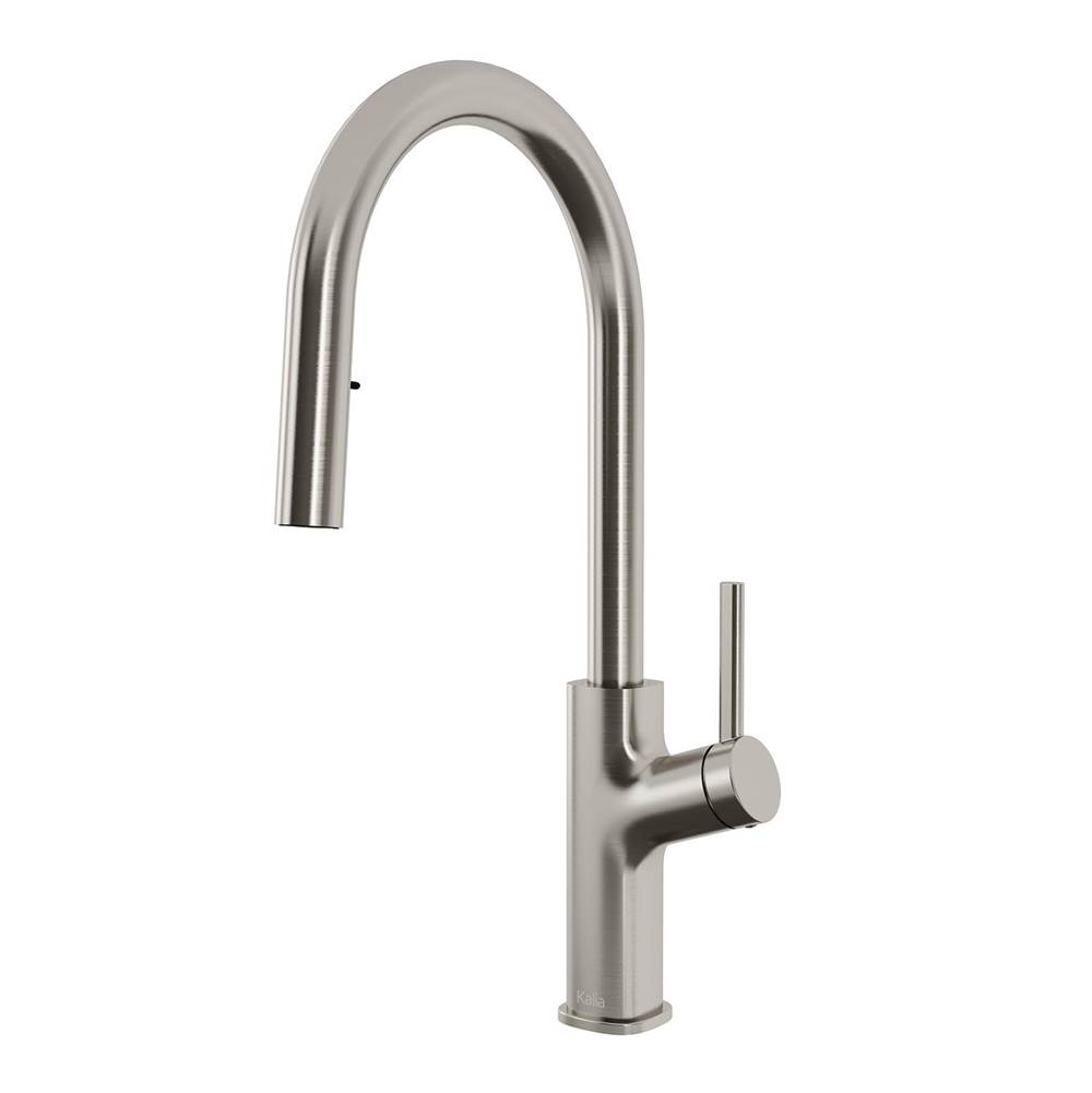 Bathworks ShowroomsKaliaMASIMO diver™ Single Handle Kitchen Faucet Pull-Down Dual Spray Stainless Steel PVD