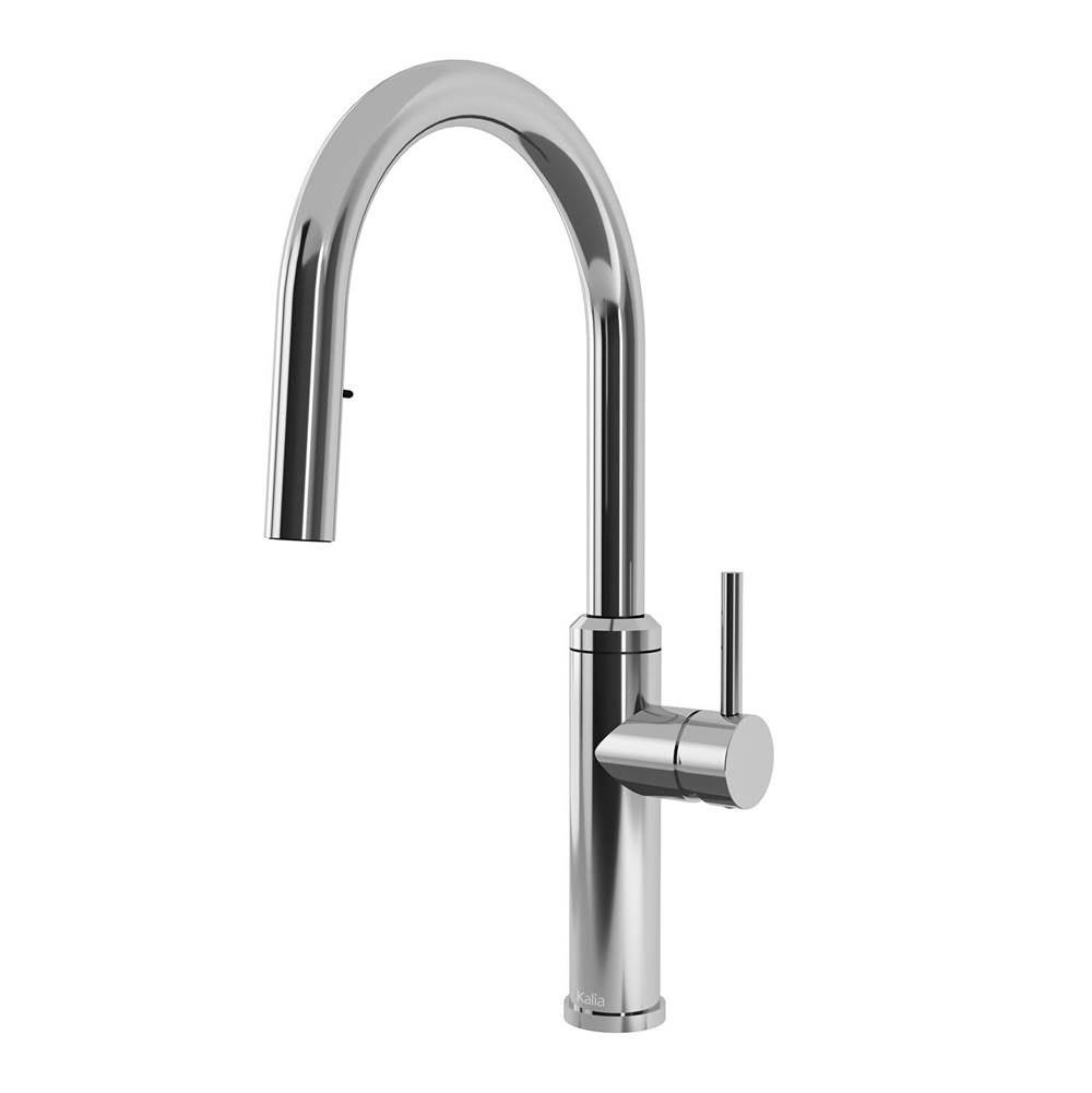 Bathworks ShowroomsKaliaENORA diver™ Single Handle Kitchen Faucet Pull-Down Dual Spray Chrome