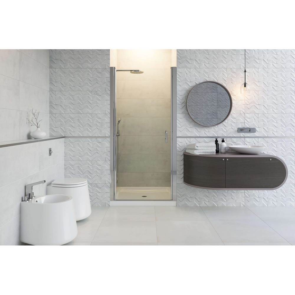 Bathworks ShowroomsMirolin CanadaMsd24 Framed Swing Door Plain Silver