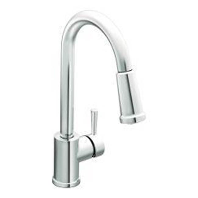 Moen Canada Level Chrome One-Handle High Arc Pulldown Kitchen Faucet