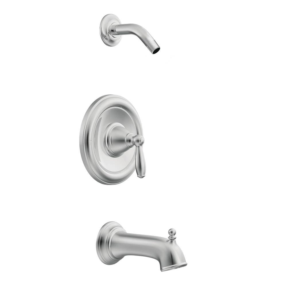 Bathworks ShowroomsMoen CanadaBrantford PosiTemp Pressure Balancing Tub and Shower Trim Kit without Showerhead without Valve, Chrome