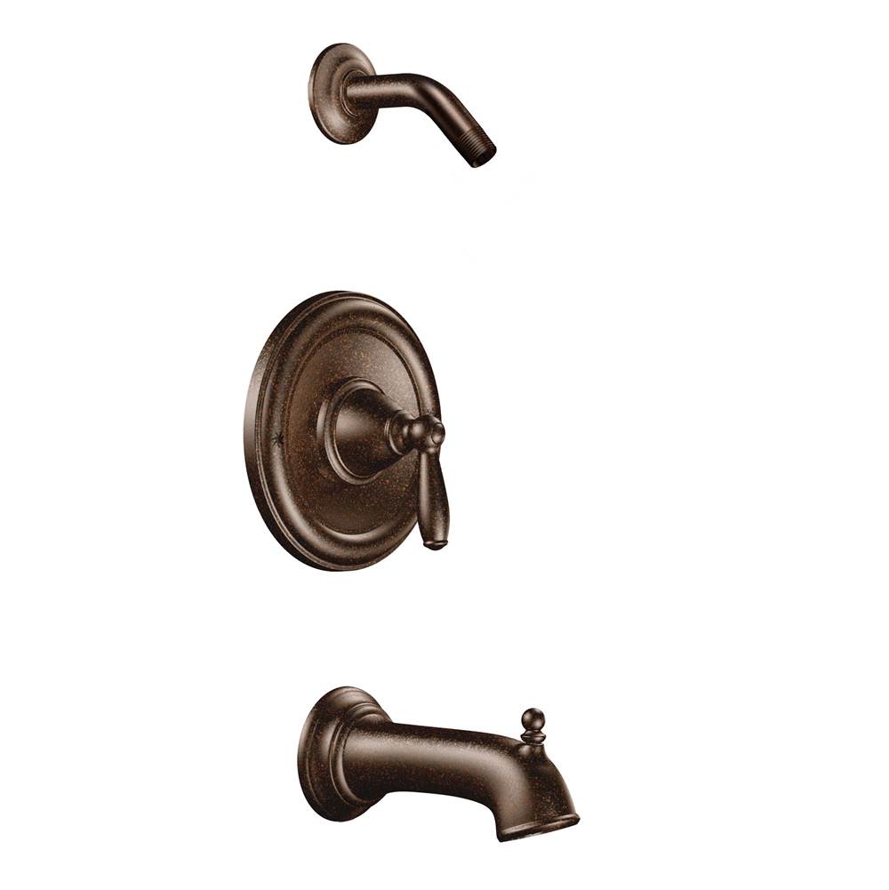 Bathworks ShowroomsMoen CanadaBrantford 1-Handle Tub and Shower in Oil Rubbed Bronze (Valve Not Included)