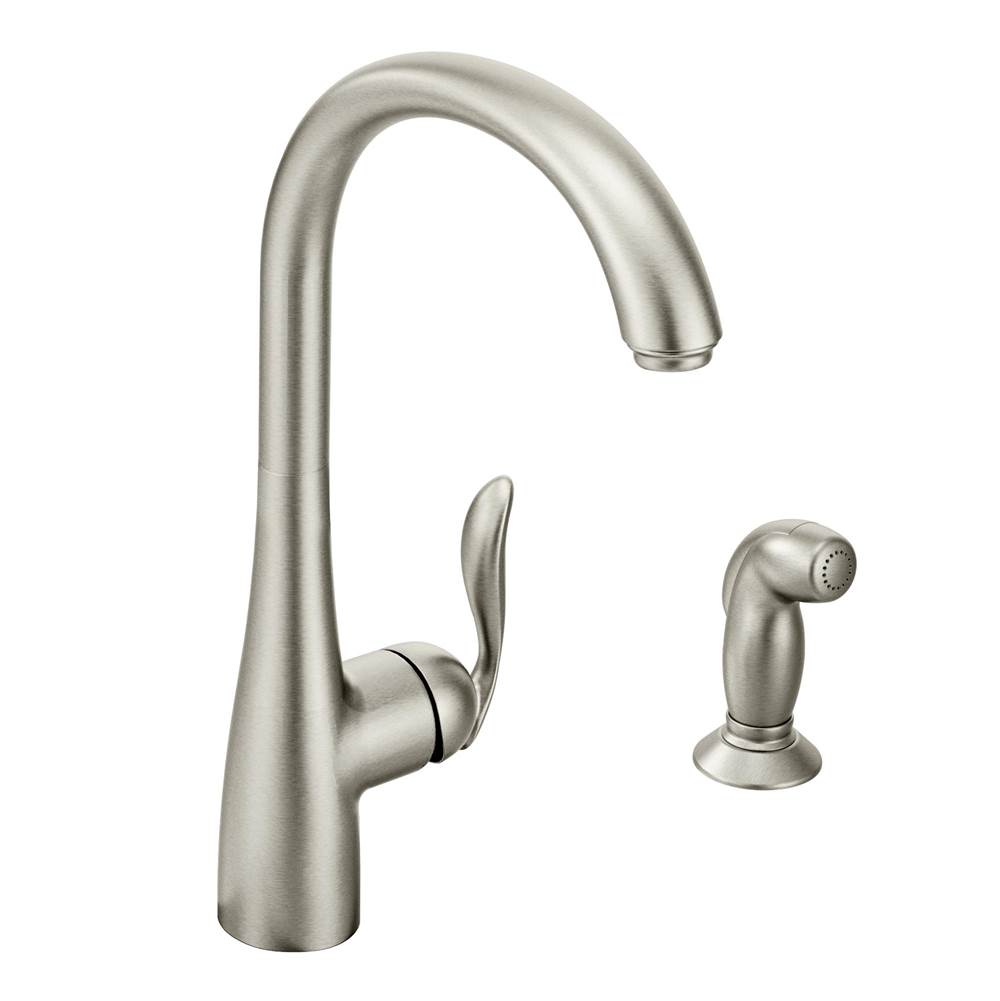 Moen Canada Arbor Spot Resist Stainless One-Handle High Arc Kitchen Faucet