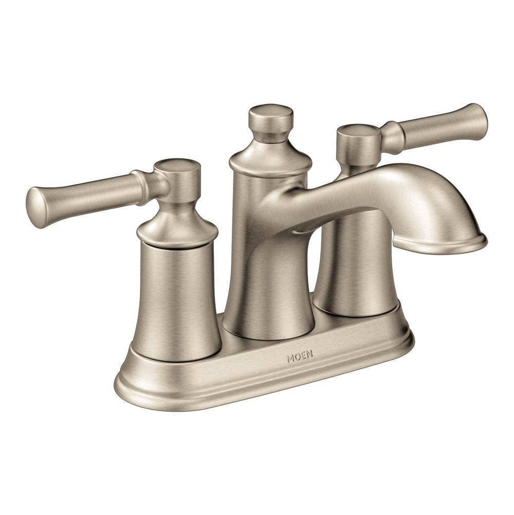 Moen Canada Dartmoor Brushed Nickel Two-Handle High Arc Bathroom Faucet