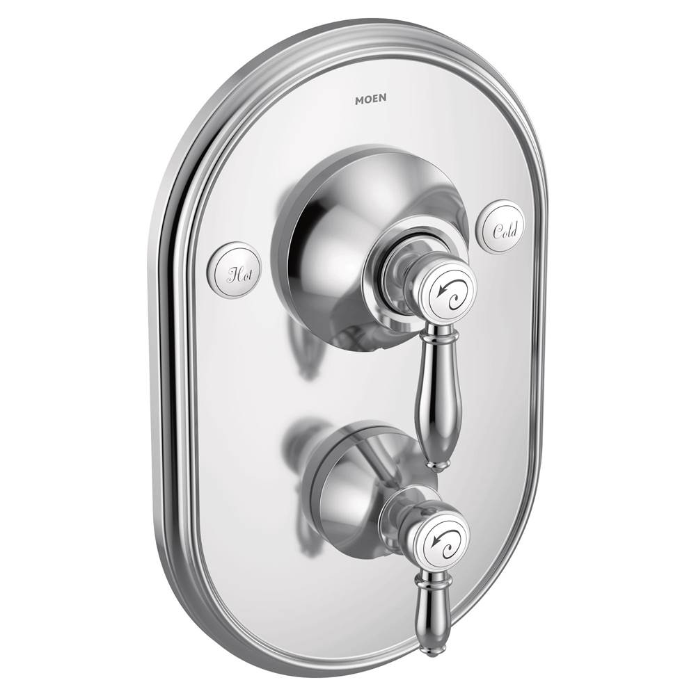 Bathworks ShowroomsMoen CanadaWeymouth Chrome Posi-Temp With Diverter Tub/Shower Valve Only