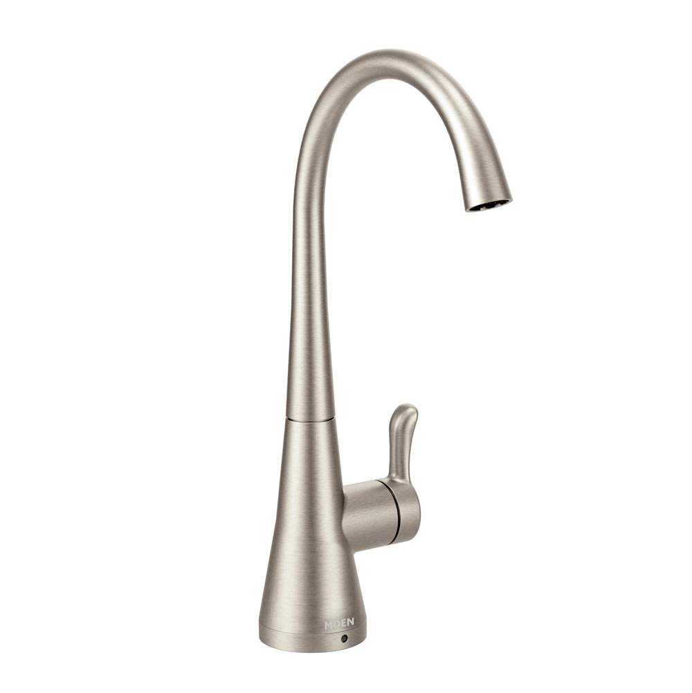Bathworks ShowroomsMoen CanadaSip Transitional Spot Resist Stainless One-Handle High Arc Beverage Faucet
