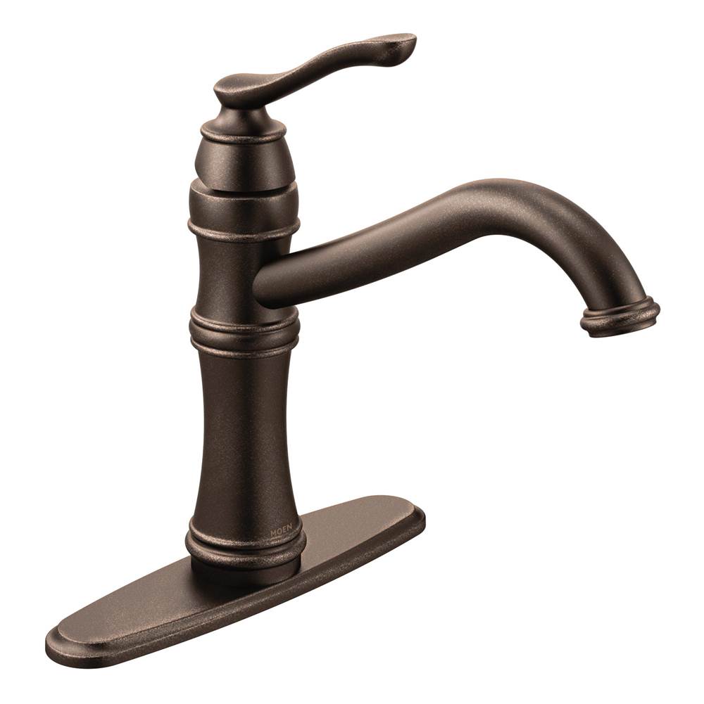Bathworks ShowroomsMoen CanadaBelfield Oil Rubbed Bronze One-Handle High Arc Kitchen Faucet