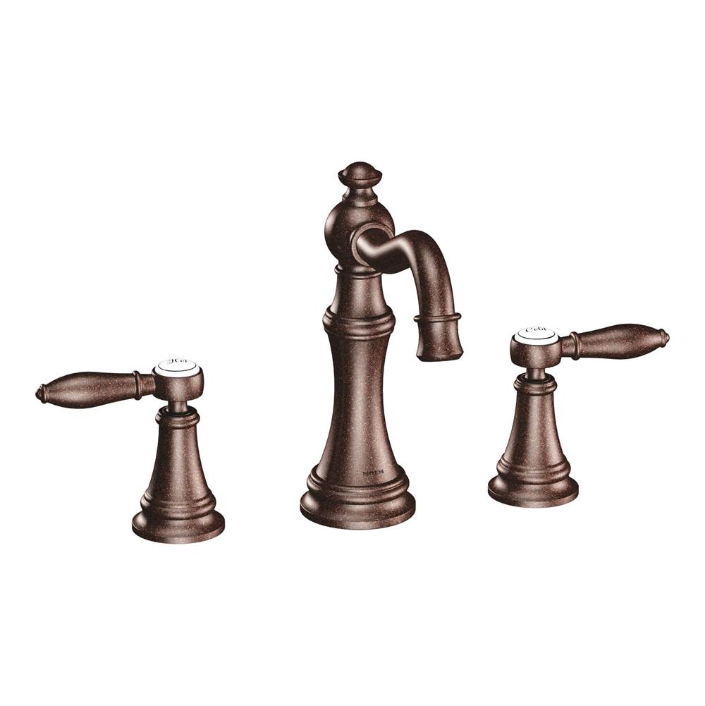 Moen Canada Weymouth Oil Rubbed Bronze Two-Handle High Arc Bathroom Faucet