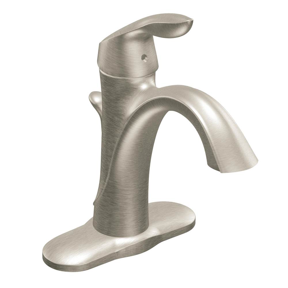 Moen Canada Single Hole Bathroom Sink Faucets item 6400BN