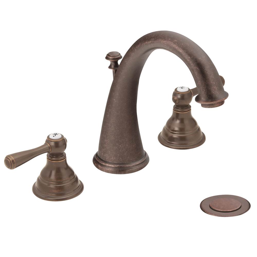 Bathworks ShowroomsMoen CanadaKingsley Oil Rubbed Bronze Two-Handle High Arc Bathroom Faucet