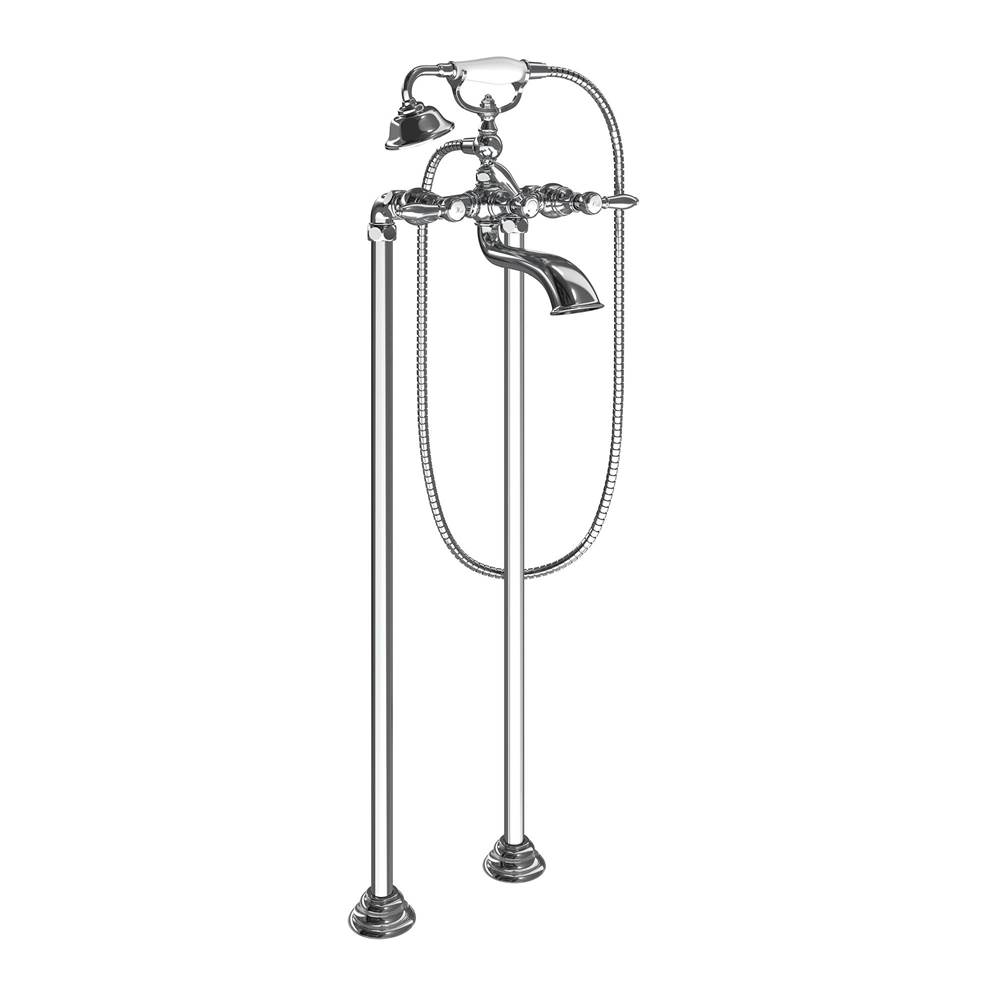 Bathworks ShowroomsMoen CanadaWeymouth Chrome Two-Handle Tub Filler Includes Hand Shower