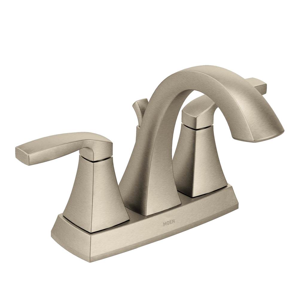 Moen Canada Voss Brushed Nickel Two-Handle High Arc Bathroom Faucet