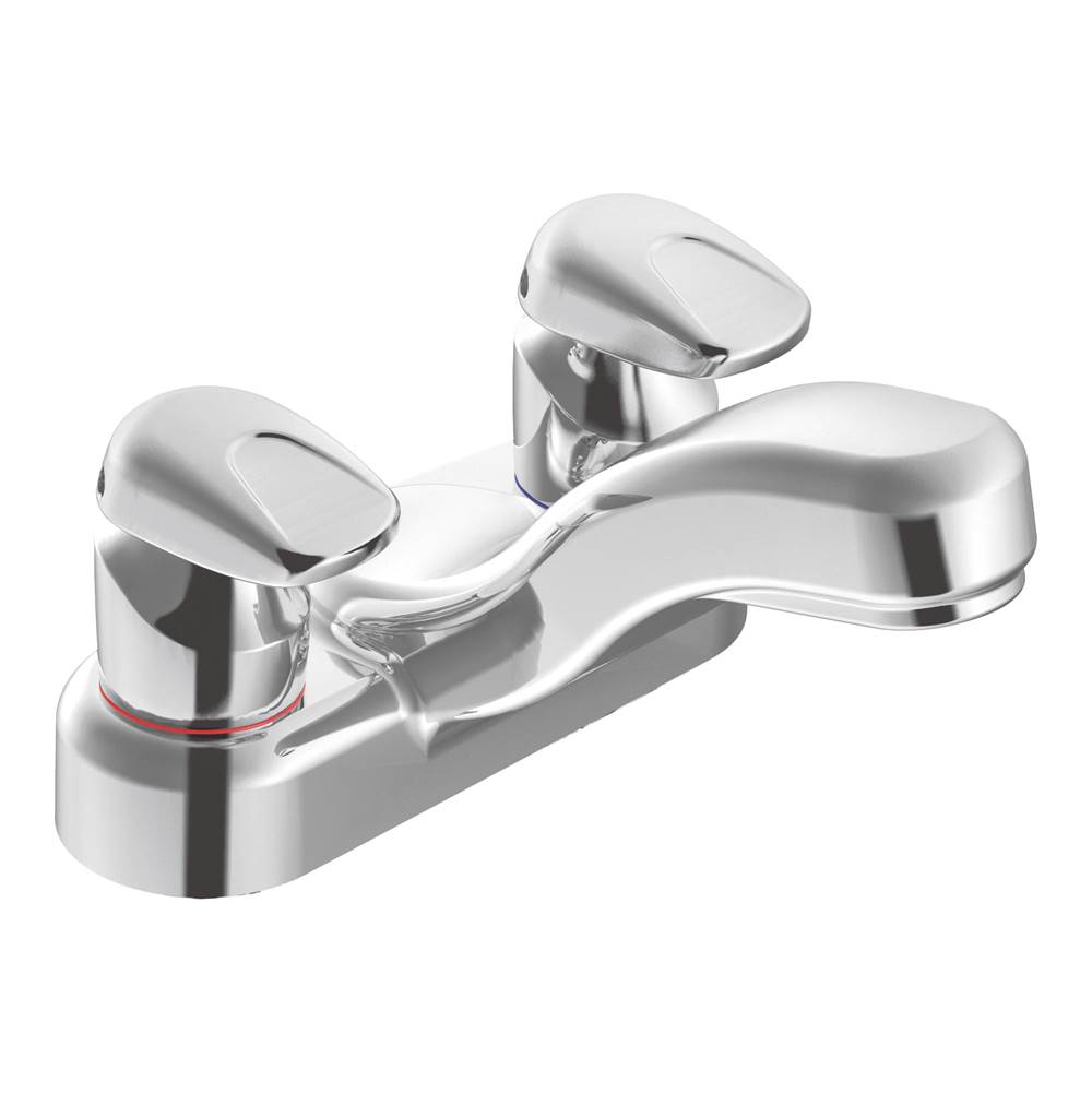 Bathworks ShowroomsMoen CanadaM-Press Chrome Two-Handle Metering Lavatory Faucet