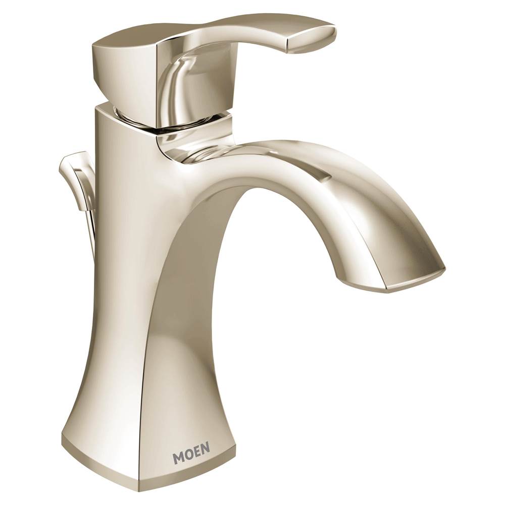 Moen Canada Voss Polished Nickel One-Handle High Arc Bathroom Faucet