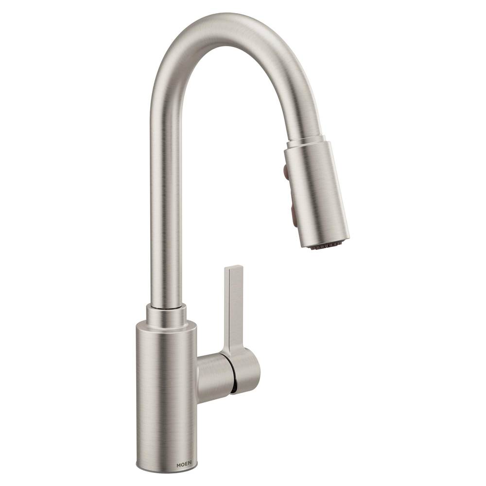 Bathworks ShowroomsMoen CanadaGenta Lx Spot Resist Stainless One-Handle High Arc Pulldown Kitchen Faucet